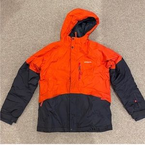 Orange and grey boys Patagonia winter coat size XL